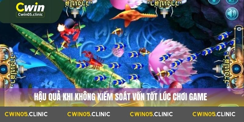 Hậu quả khi không kiểm soát vốn tốt lúc chơi game